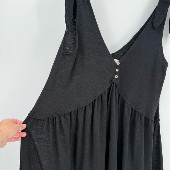 Free People Beach Bay Breeze Maxi Dress in Black Size S - Picture 8 of 16